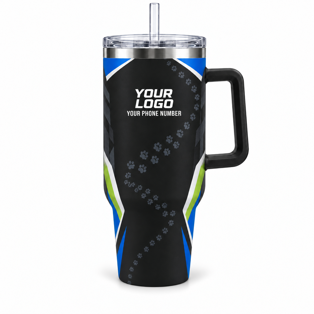DWN016 personalized tumbler 40oz front product mockup