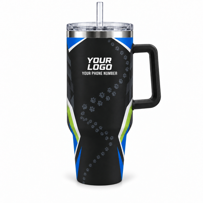 DWN016 personalized tumbler 40oz front product mockup