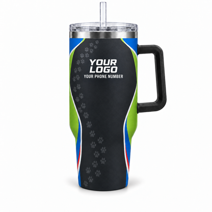 DWN017 personalized tumbler 40oz front product mockup