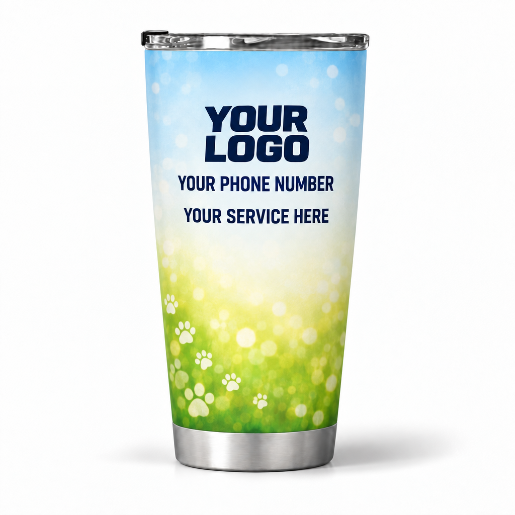 DWN018 personalized tumbler 20oz back product mockup
