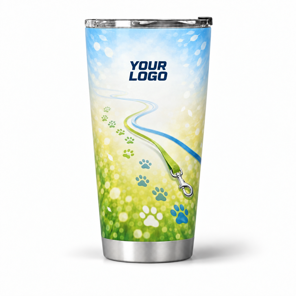 DWN018 personalized tumbler 20oz front product mockup