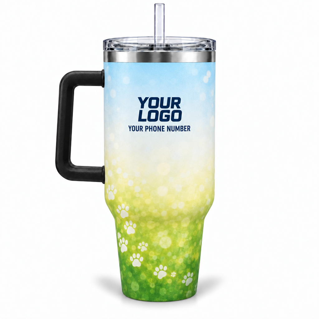 DWN018 personalized tumbler 40oz back product mockup