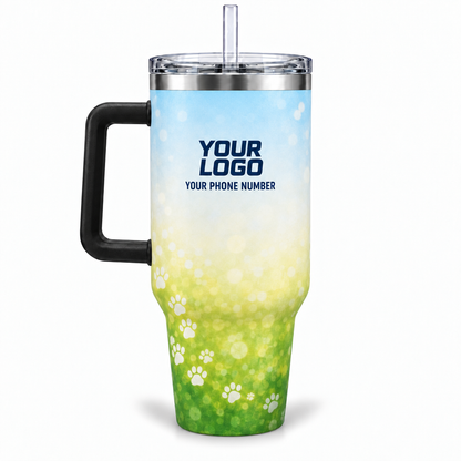 DWN018 personalized tumbler 40oz back product mockup