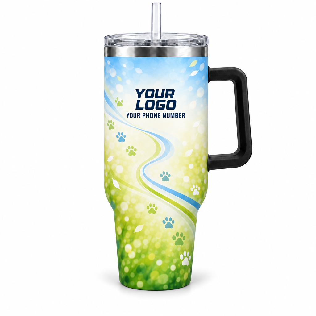 DWN018 personalized tumbler 40oz front product mockup