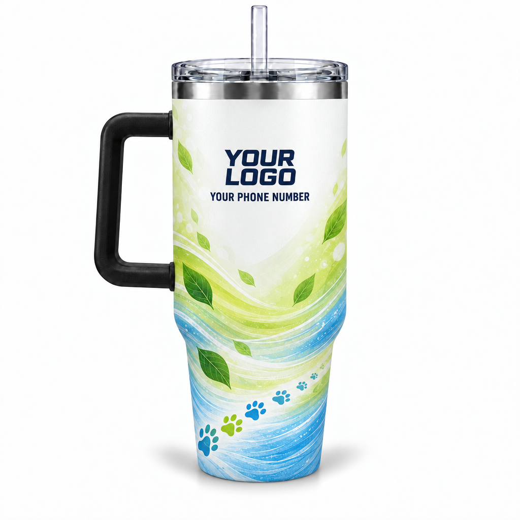 DWN019 personalized tumbler 40oz back product mockup