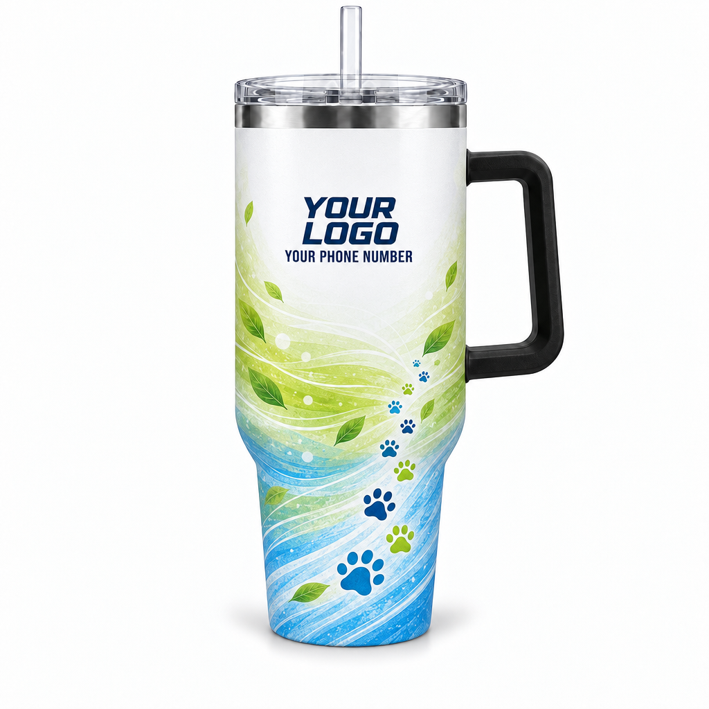 DWN019 personalized tumbler 40oz front product mockup