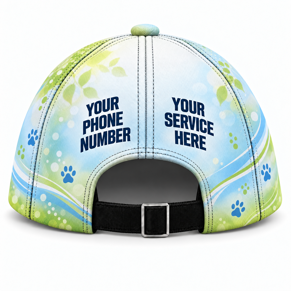 DWN020 personalized cap back product mockup