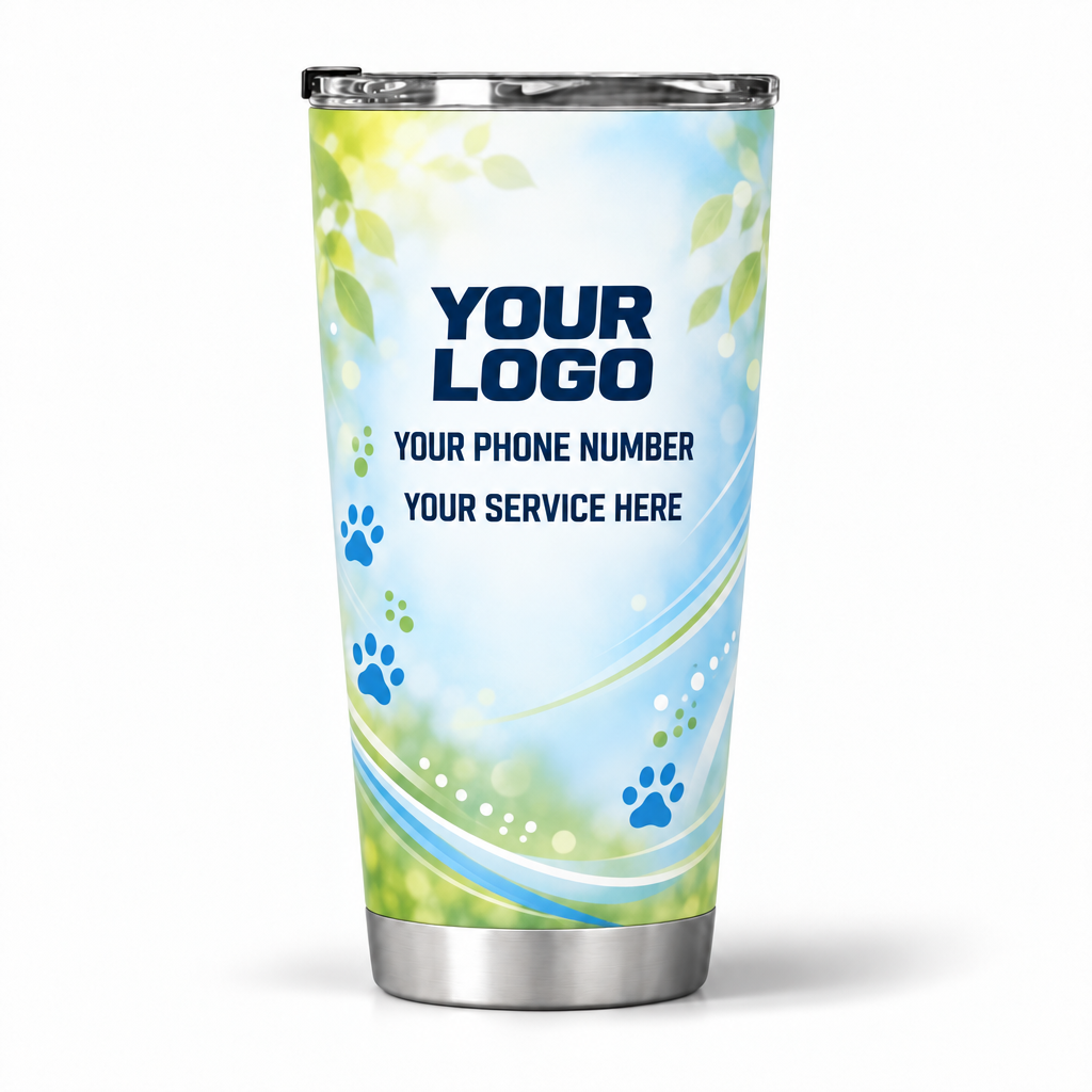 DWN020 personalized tumbler 20oz back product mockup