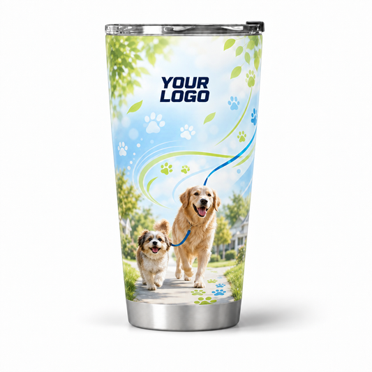 DWN020 personalized tumbler 20oz front product mockup