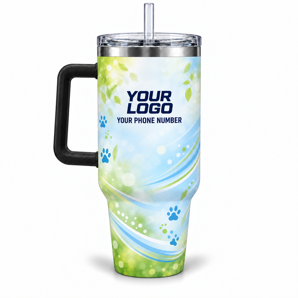 DWN020 personalized tumbler 40oz back product mockup