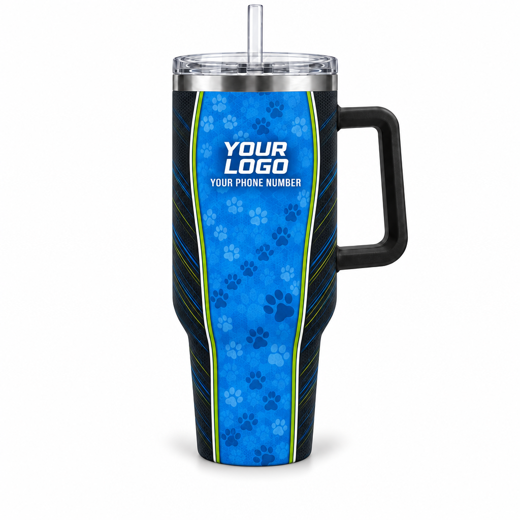DWN021 personalized tumbler 40oz front product mockup