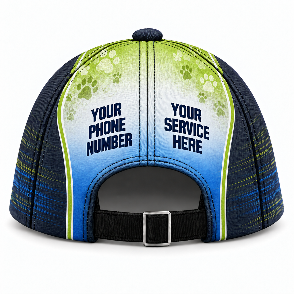 DWN022 personalized cap back product mockup