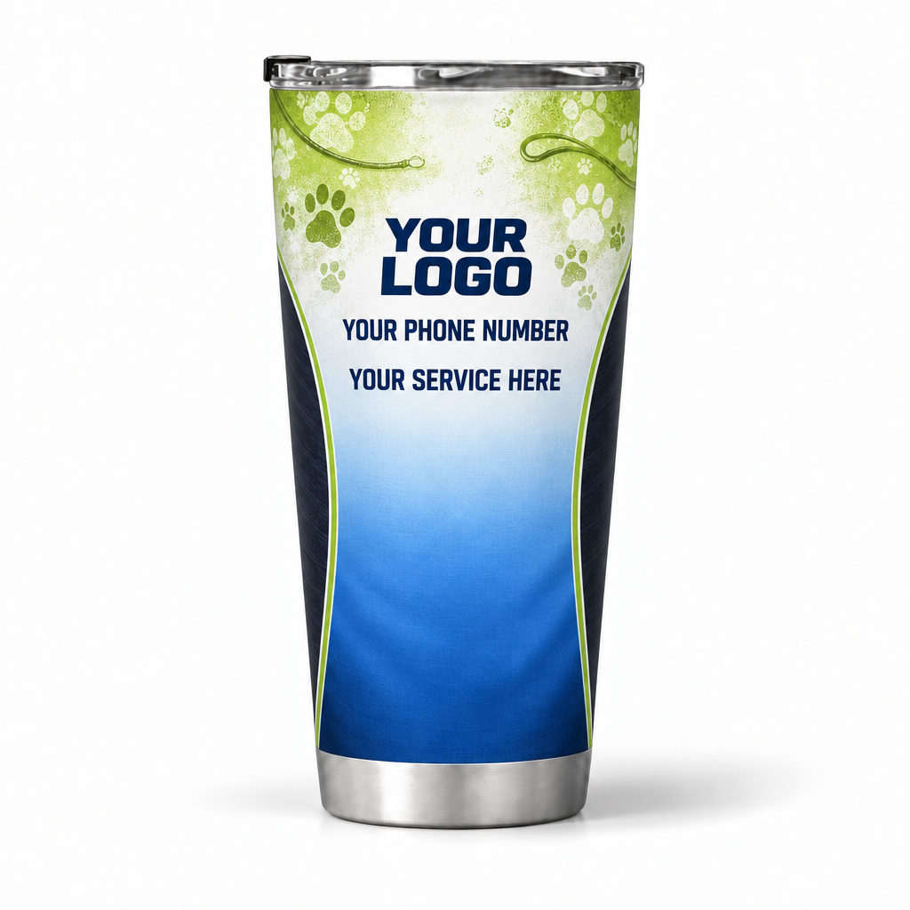 DWN022 personalized tumbler 20oz back product mockup