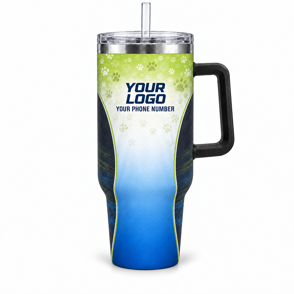DWN022 personalized tumbler 40oz front product mockup