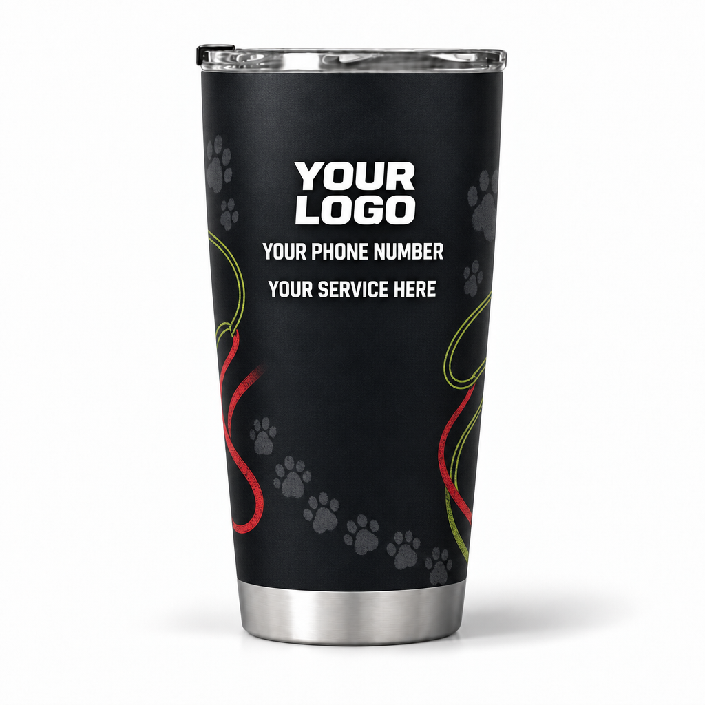 DWN023 personalized tumbler 20oz back product mockup