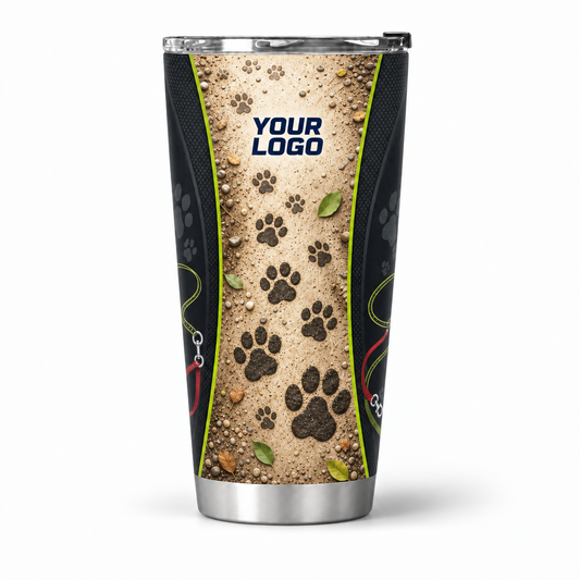 DWN023 personalized tumbler 20oz front product mockup