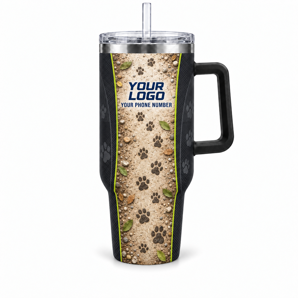 DWN023 personalized tumbler 40oz front product mockup