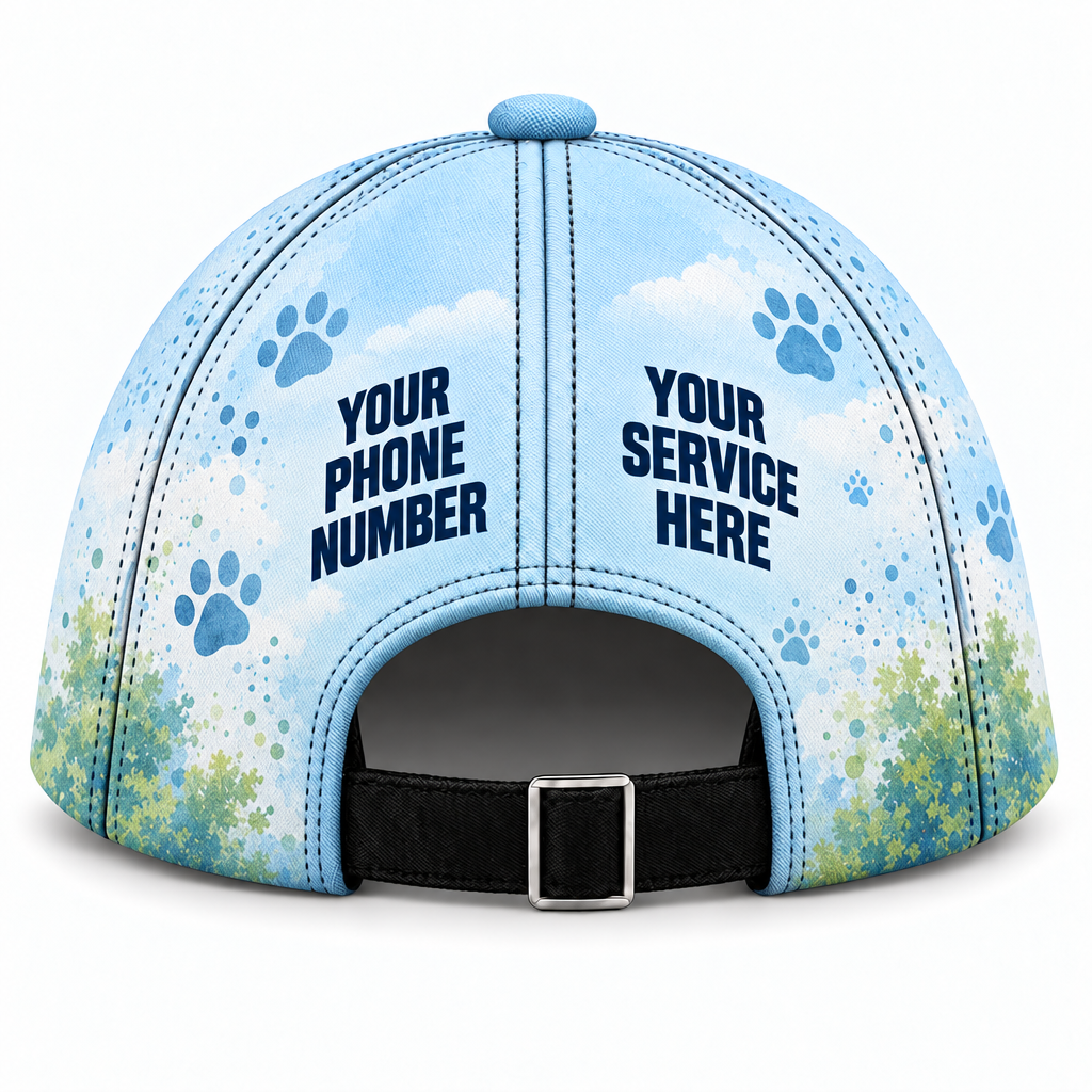 DWN024 personalized cap back product mockup