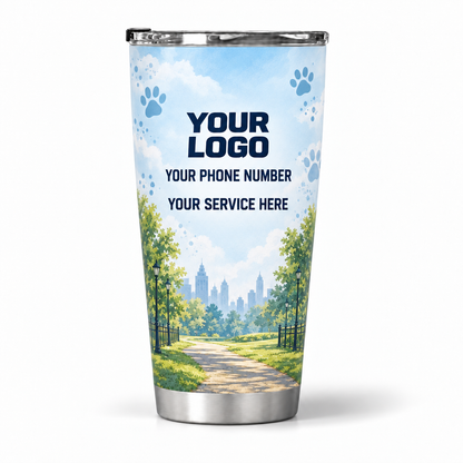 DWN024 personalized tumbler 20oz back product mockup