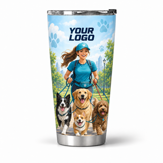 DWN024 personalized tumbler 20oz front product mockup