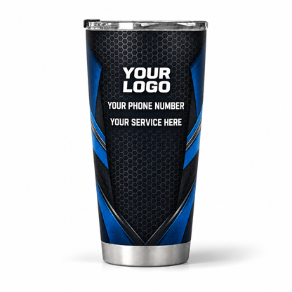 DWN025 personalized tumbler 20oz back product mockup