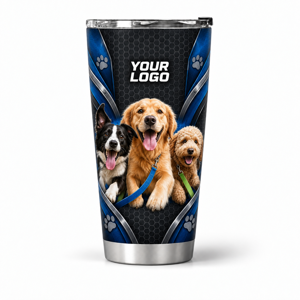 DWN025 personalized tumbler 20oz front product mockup