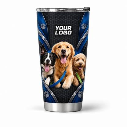 DWN025 personalized tumbler 20oz front product mockup
