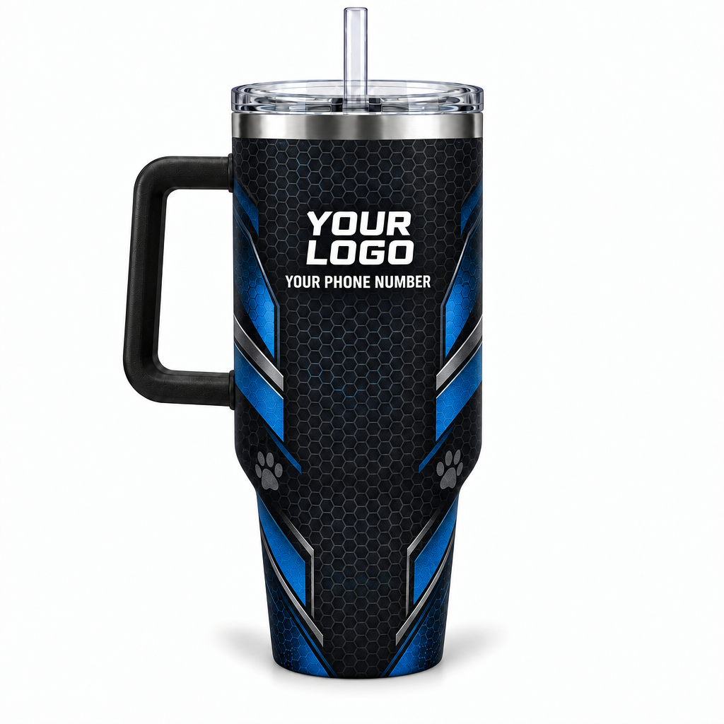 DWN025 personalized tumbler 40oz back product mockup