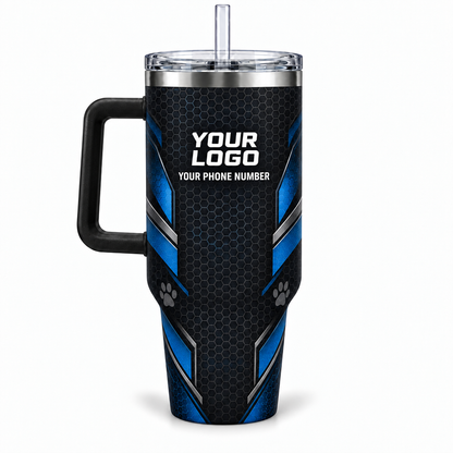 DWN025 personalized tumbler 40oz back product mockup