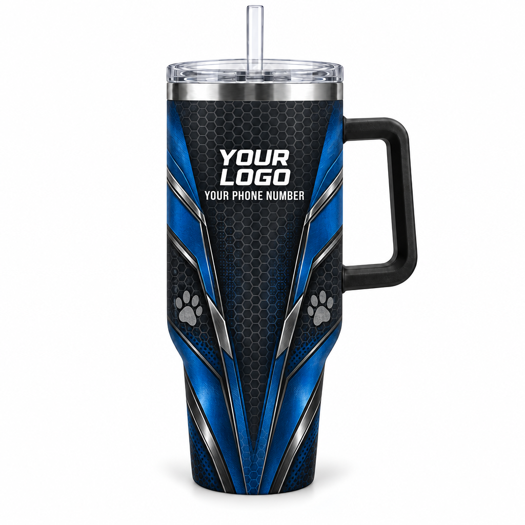 DWN025 personalized tumbler 40oz front product mockup