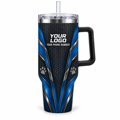 DWN025 personalized tumbler 40oz front product mockup