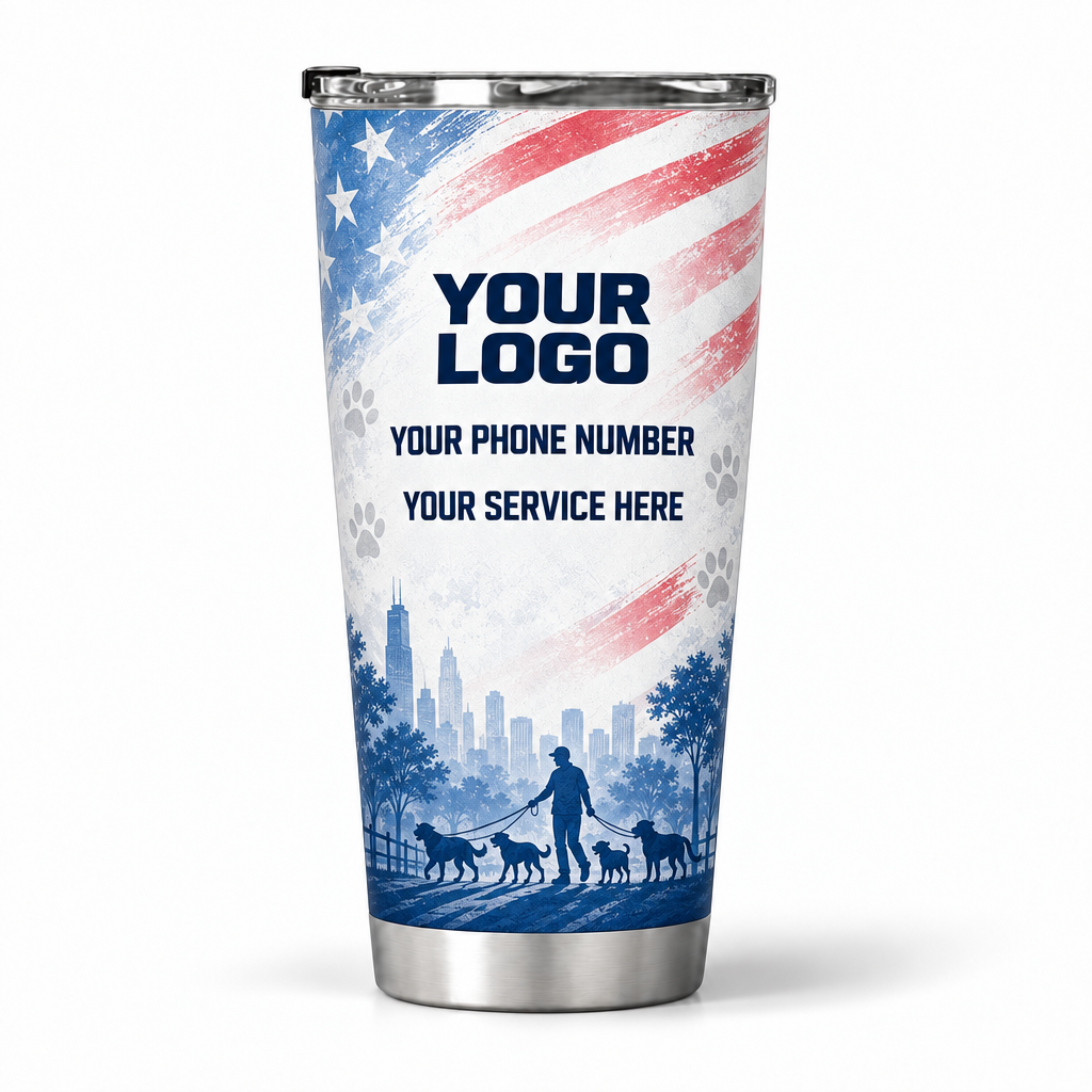 DWN026 personalized tumbler 20oz back product mockup