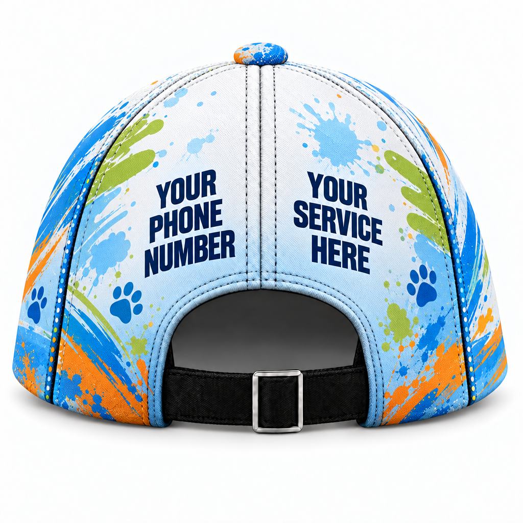 DWN027 personalized cap back product mockup