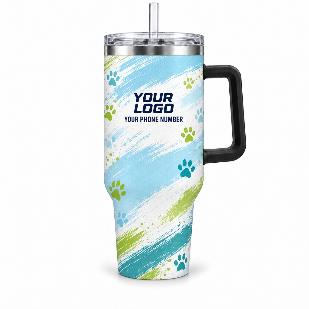 DWN028 personalized tumbler 40oz front product mockup