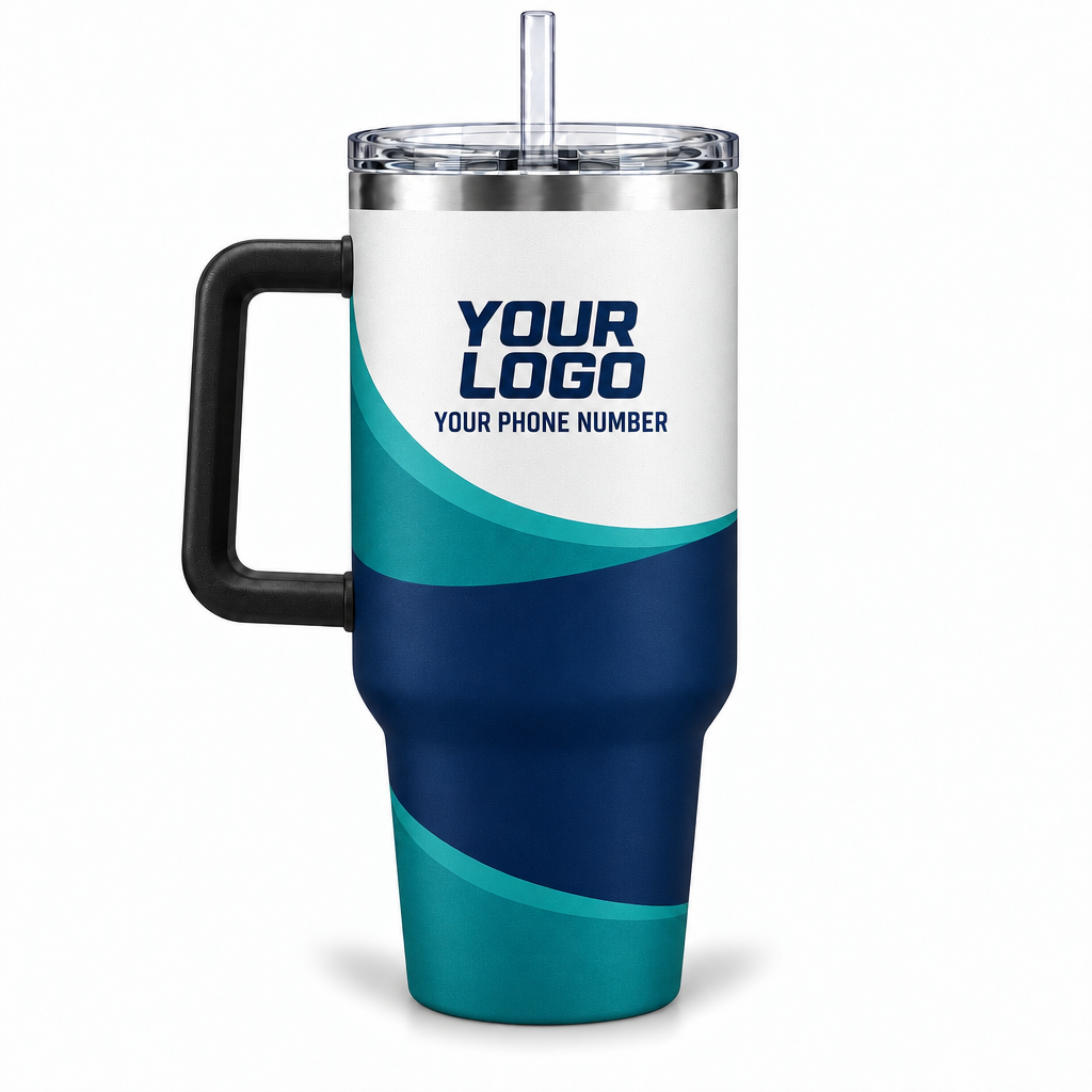 DWN029 personalized tumbler 40oz back product mockup