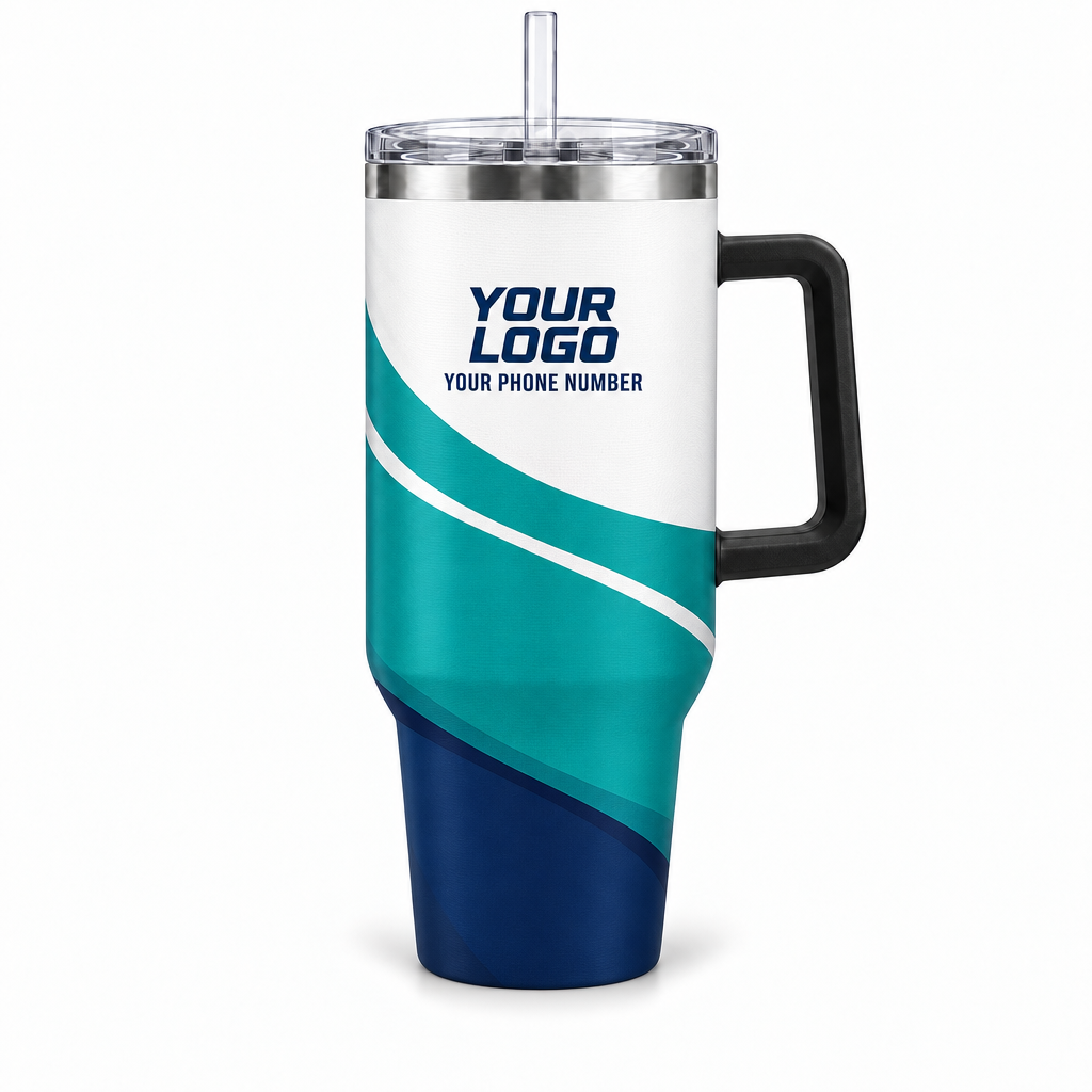 DWN029 personalized tumbler 40oz front product mockup