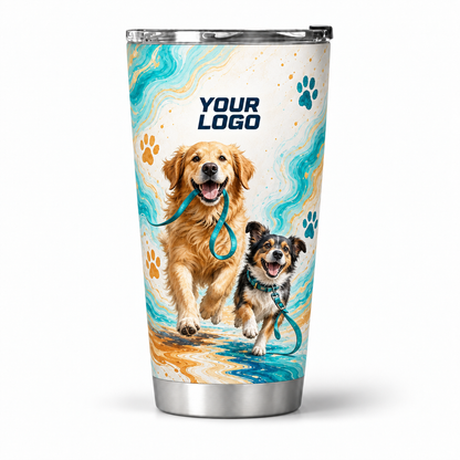 DWN030 personalized tumbler 20oz front product mockup