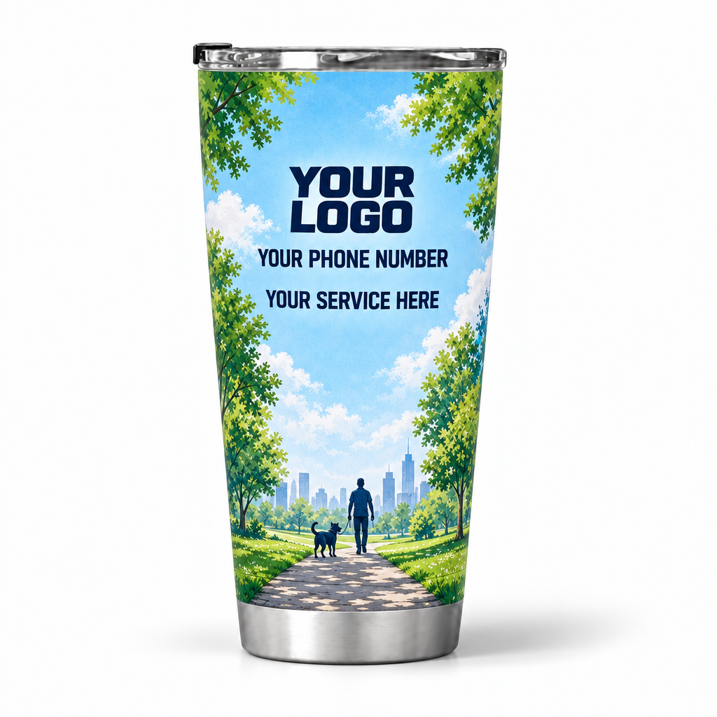 DWN031 personalized tumbler 20oz back product mockup