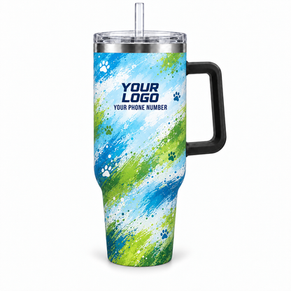 DWN031 personalized tumbler 40oz front product mockup
