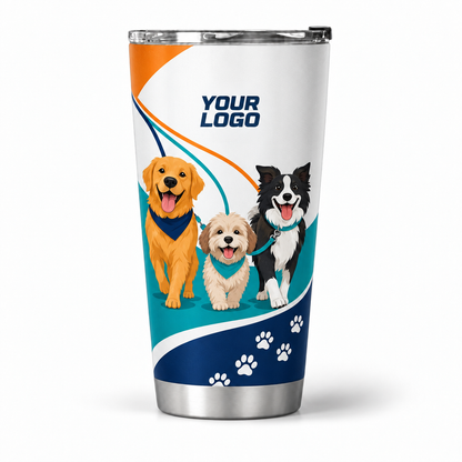 DWN032 personalized tumbler 20oz front product mockup