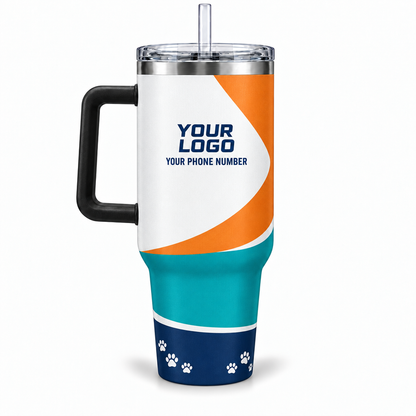 DWN032 personalized tumbler 40oz back product mockup