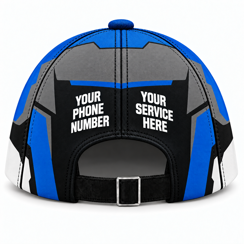 ELMC01B personalized cap back product mockup