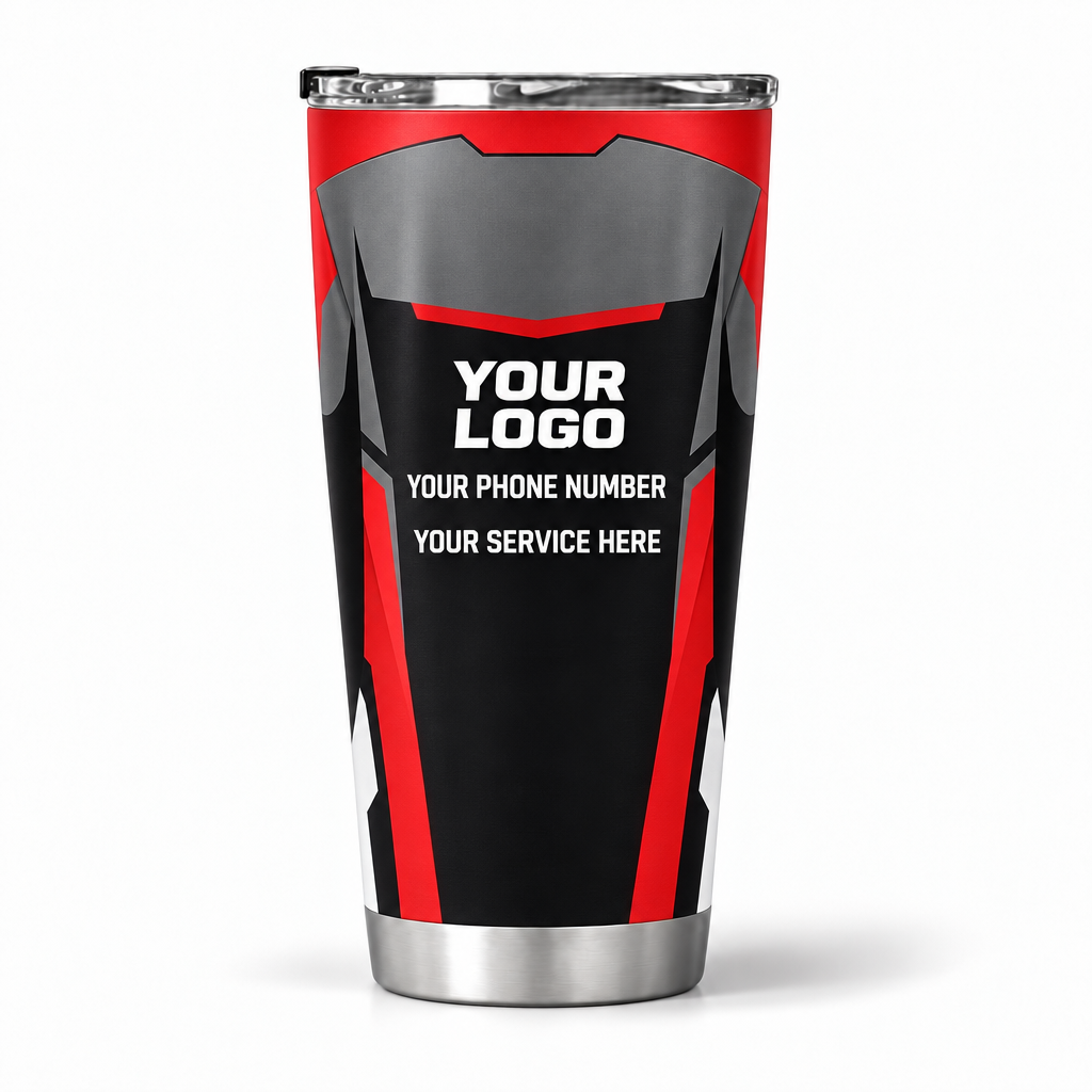 ELMC01R personalized tumbler 20oz back product mockup