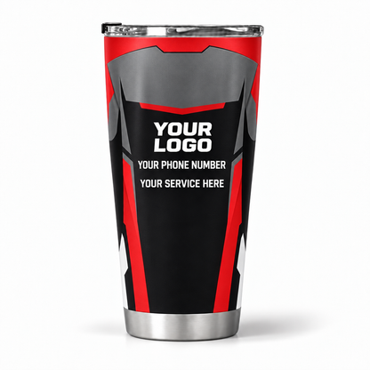 ELMC01R personalized tumbler 20oz back product mockup