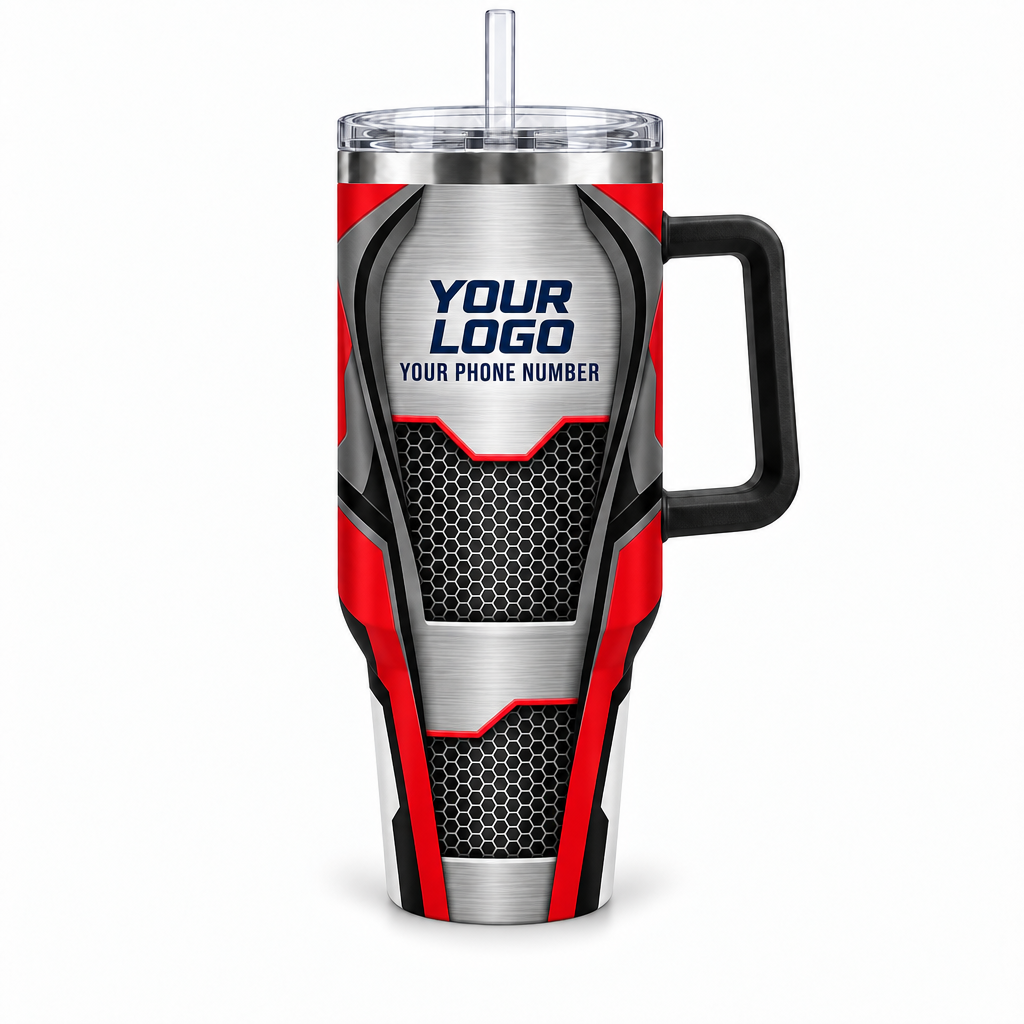 ELMC01R personalized tumbler 40oz front product mockup