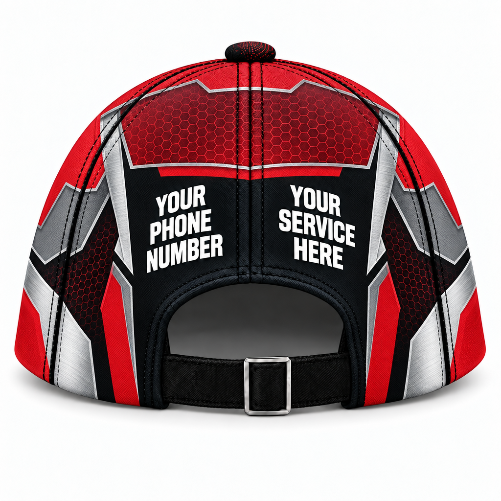 ELMC02R personalized cap back product mockup
