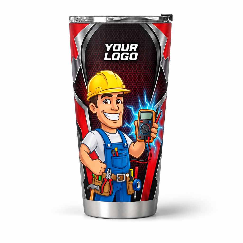 ELMC02R personalized tumbler 20oz front product mockup