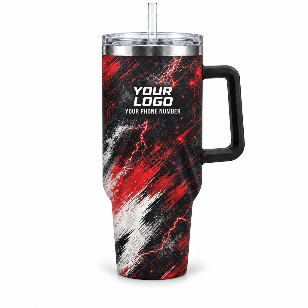 ELN001 personalized tumbler 40oz front product mockup
