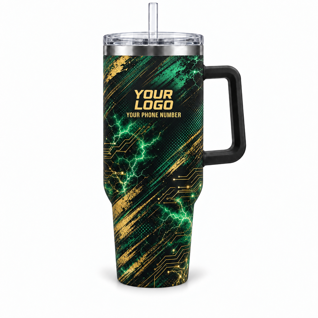 ELN002 personalized tumbler 40oz front product mockup