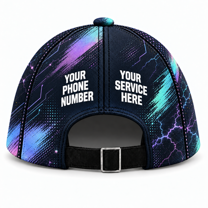 ELN003 personalized cap back product mockup